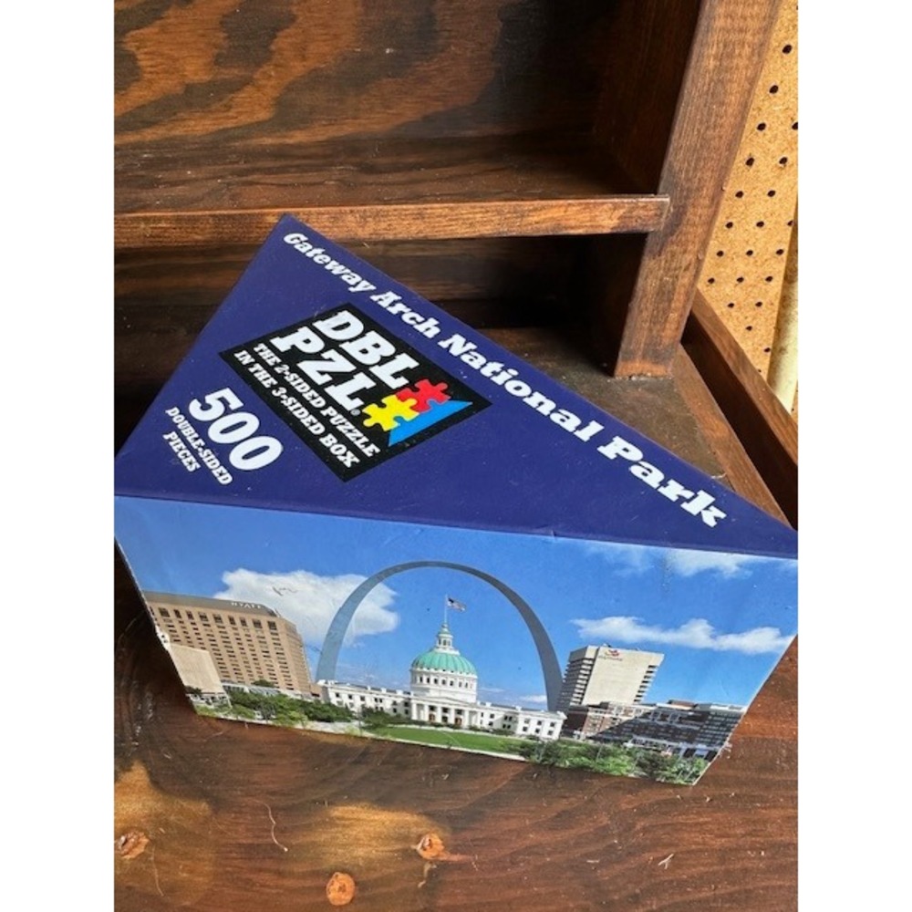 Gateway Arch National Park DBL PZL 500 Piece Double Sided Jigsaw Puzzle New
